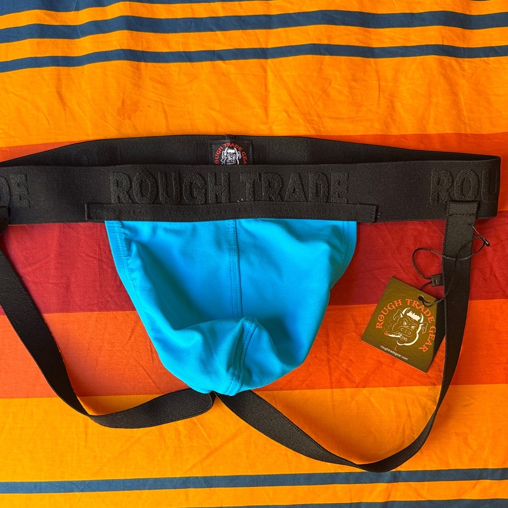 Rough Trade Bright Teal Athletic Jockstrap